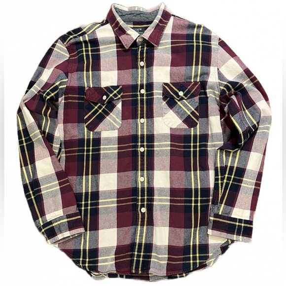 J. Crew Other - ⭐️ J. Crew Factory Heavyweight Flannel Shirt | Size XL | Plaid | Multicolor